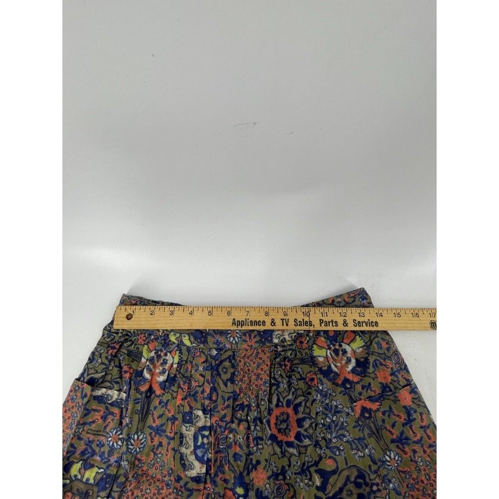 Aerie Women's Floral Print Tropical 100% Cotton Pull On Skirt Size XS - Picture 9 of 10